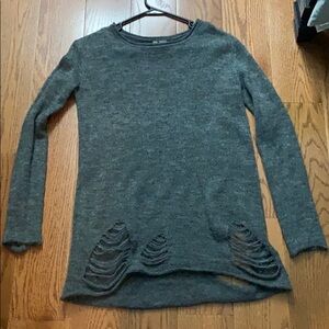 H&M distressed sweater